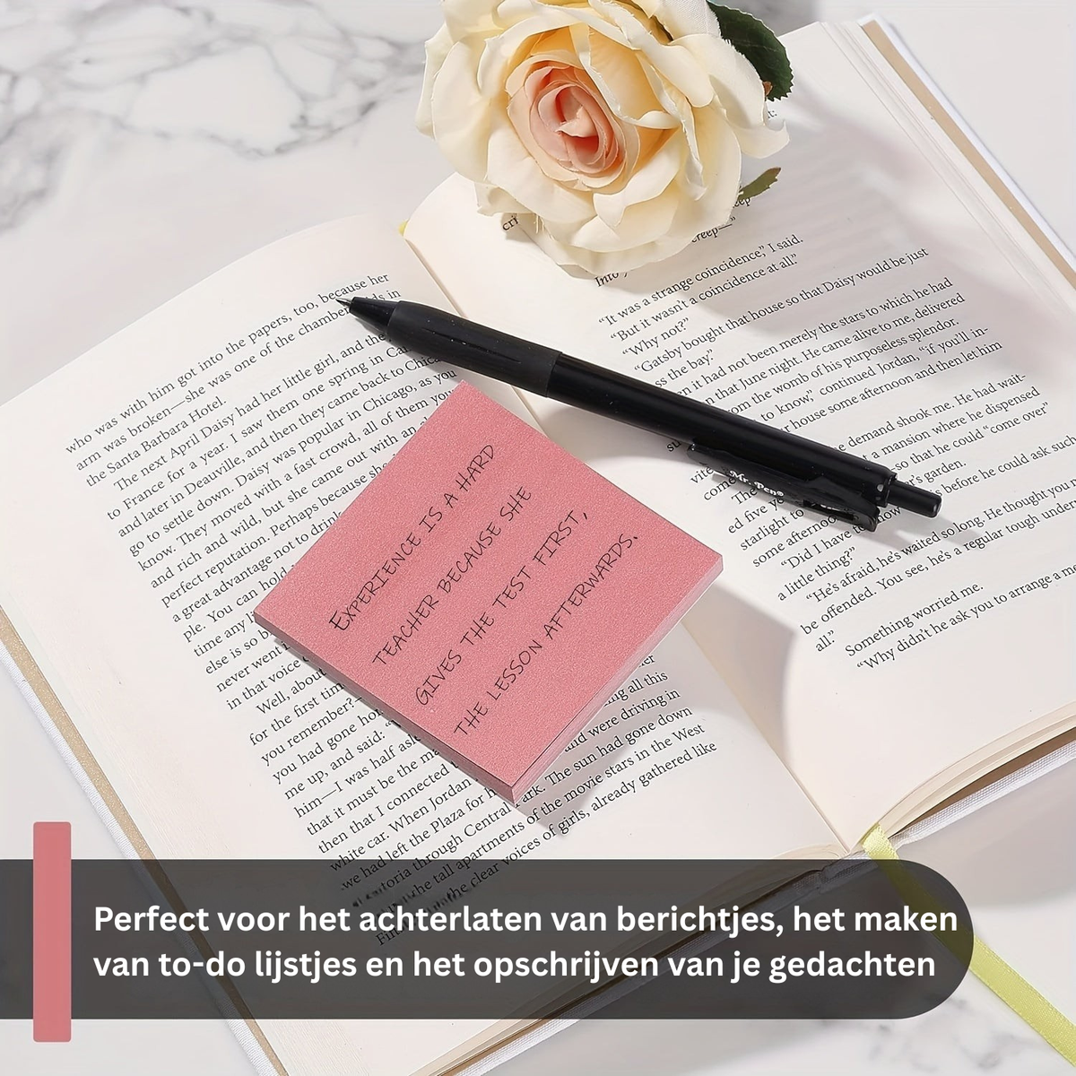 6/12 pads vintage sticky notes | Notitieblaadjes | Kleefblaadjes in kleurenmix met hoge hechting