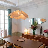 Vintage LED Plafondlamp met Bloemenstof voor Elegante Woonkamer