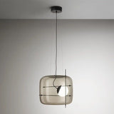 Plot Glazen Hanglamp – Zachte Verspreide Gloed met Modern Geventileerd Ontwerp