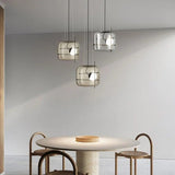 Plot Glazen Hanglamp – Zachte Verspreide Glans met Modern Geventileerd Ontwerp