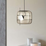 Plot Glazen Hanglamp – Zachte Verspreide Gloed met Modern Geventileerd Ontwerp