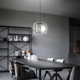 Plot Glazen Hanglamp – Zachte Verspreide Glans met Modern Geventileerd Ontwerp