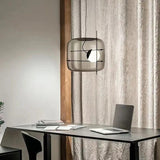 Plot Glazen Hanglamp – Zachte Verspreide Gloed met Modern Geventileerd Ontwerp