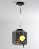 Plot Glazen Hanglamp – Zachte Verspreide Gloed met Modern Geventileerd Ontwerp