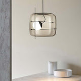 Plot Glazen Hanglamp – Zachte Verspreide Glans met Modern Geventileerd Ontwerp