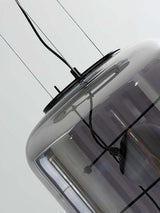 Plot Glazen Hanglamp – Zachte Verspreide Glans met Modern Geventileerd Ontwerp