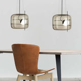 Plot Glazen Hanglamp – Zachte Verspreide Glans met Modern Geventileerd Ontwerp