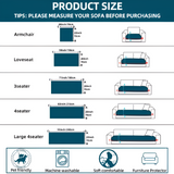 PolyesPlush - Zachte, Antislip en Huisdiervriendelijke Sofa Cover