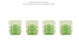 Set van 4 verlichte ventieldoppen met logo – LuxaGlow