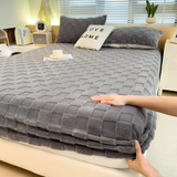Premium Pluche Winter Hoeslaken – Antislip Comfort, Ademend, Extra Dik en Zacht Hoeslaken