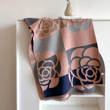 Reversible Geprinte Kasjmier Sjaal – Elegantie en Warmte