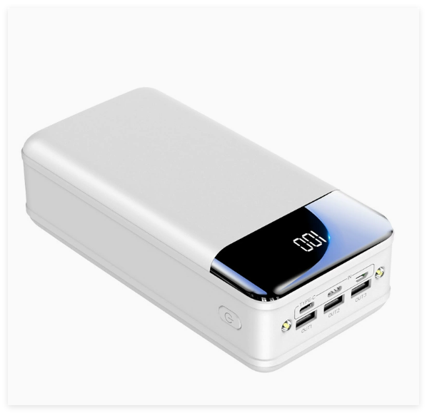 50.000mAh Ultra-Hoge Capaciteit Power Bank – Super Snelle Oplading voor Telefoons, Tablets & Laptops