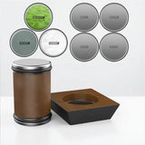 DIASHARP – Rollende Messcherpsteller-set met diamantslijper en houten platform