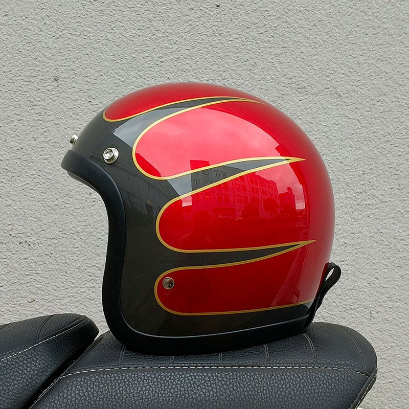 RetroRider | Stijlvolle motorhelm met laag profiel