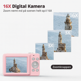 RetroSnap | Vintage digitale camera met 1080p-video en retrodesign