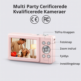 RetroSnap | Vintage digitale camera met 1080p-video en retrodesign