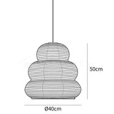 Rijstpapier Hanglamp – Zachte, Verspreide Glans met Natuurlijke Elegantie