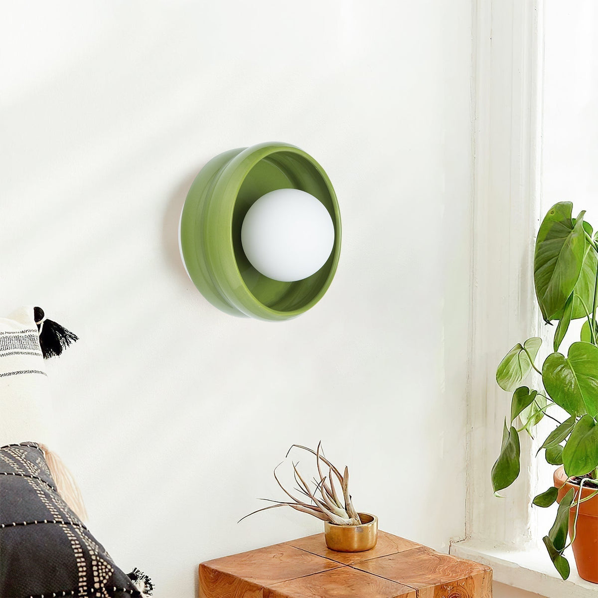 Ronde Keramische Wandlamp – Circo