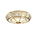 Ronde Textuur Glas Plafondlamp – Tijdloze Elegantie met Zachte Verlichting