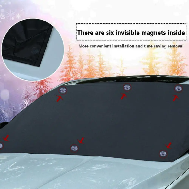 Magnetische Allwetter-Windbeschermhoes – FrostGuardia