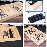 2-in-1 Tafelvoetbal & Sjoelplezier – GameMaster