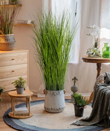 Kunst Rietgrasplant Groot | Nep Ui-Gras Plant | Tropisch Groen Voor Woning, Tuin & Kantoor