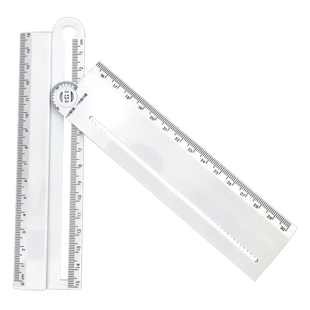 Multifunctionele geometrische sjabloon | Tekenset | Meetinstrument voor school en architectuur
