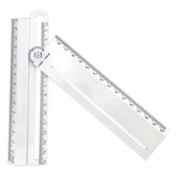 Multifunctionele geometrische sjabloon | Tekenset | Meetinstrument voor school en architectuur