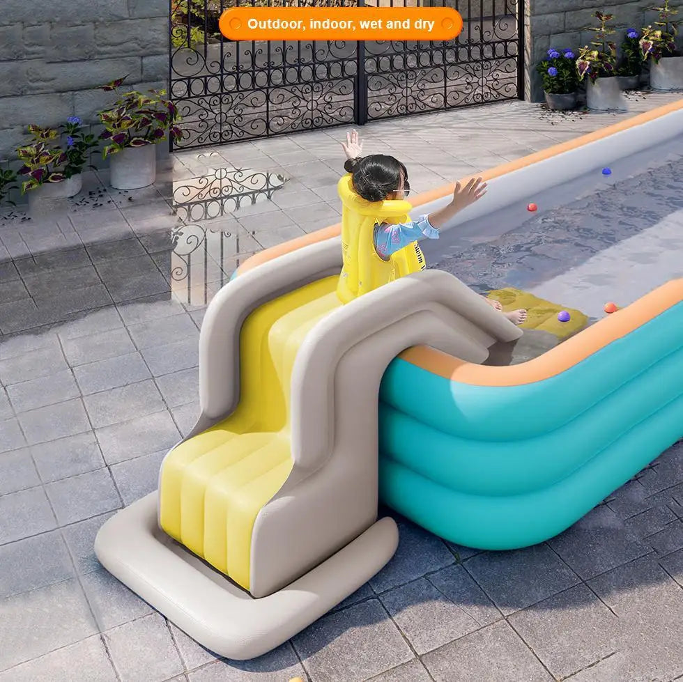 Zomerse Opblaasbare Waterspeelglijbaan – Veilig en Speels Waterplezier
