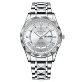 Stijlvolle herenarmbandhorloge van roestvrij staal - LumiSteel