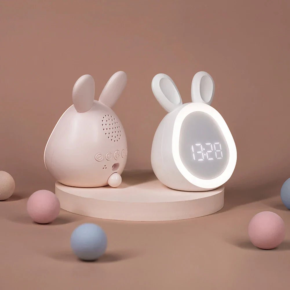Kinderwekker in Konijnenvorm met LED Nachtlicht - BunniGlow