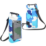 AquaVault Waterdichte Dry Bag 2L | Met Touchscreen-venster | Outdoor Tas voor Kajak, Trekking & Watersport