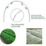 Plantura FlexGrow Tuinboogset van glasvezel | DIY Planten tunnel voor verhoogde bedden & vroege teelt | Roestvrij & Herbruikbaar | Inclusief verbindingsstukken