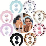 Plüsch Spa Hoofdband & Polsband Set - Fluffiea