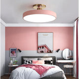 Ronde LED plafondlamp in Scandinavische stijl