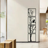 Wanddecoratie Boom en Uil - Minimalistisch en Stijlvol