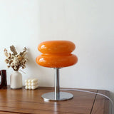 Designer tafel lamp Bauhaus met retro stijl kap