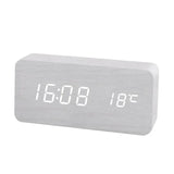 Sandsberg Digitale Houten Wecker | LED-Display | Modern Design | Stilvol | Milieuvriendelijk
