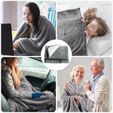 CozyTherm Wear USB-Heizdeken om te Dragen | 150 × 85 cm | 3 Temperatuurstanden | Machinewasbaar & Draagbaar