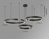 Moderne LED-hanglamp in ringvorm – elegante ronde plafondlamp