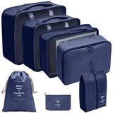 PackWunder Reisorganizerset 7/8/9/10-delig | Vouwbare koffer-organizer | Voor kleding, schoenen & accessoires