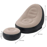 Opblaasbare Lazy Couch – Comfortabele Opvouwbare Sofa voor Buiten en Binnengebruik