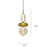 Hanglamp van gekandificeerd glas