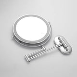 Wandspiegel met LED-verlichting en vergroting