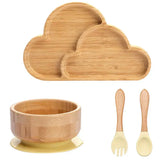 Kinder-servies set met zuignap – EcoFeast