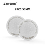 MHW-3BOMBER 51/53/58.5mm Espresso Puck Scherm Dubbelwandig Metaal Koffie Herbruikbaar Filter