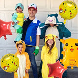 Pikachu en Charmander Aluminium Ballonnen – Feestdecoratie voor Pokémon Fans