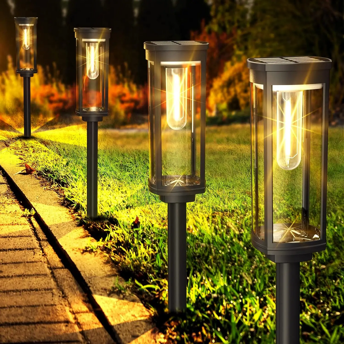EcoGlow Solar Lantern – Weerbestendige Buitenverlichting met Warm LED Licht
