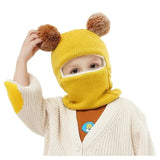 Teddy Gebreide Kinder Muts – Warme Bescherming met Speelse Oortjes