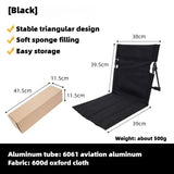 TREKASE Camping Klapstoel | Ultralicht & weerbestendig | Aluminiumframe | Gevoerd voor extra comfort | Snel op te zetten